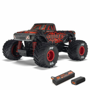 4x4 1/16 Quake Grom 4x4 Brushed Monster Truck , Red