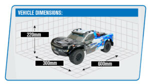 Short Course Ftx Apache 2.0 1/10 Camion TrophÉe Sans Balais - Bleu