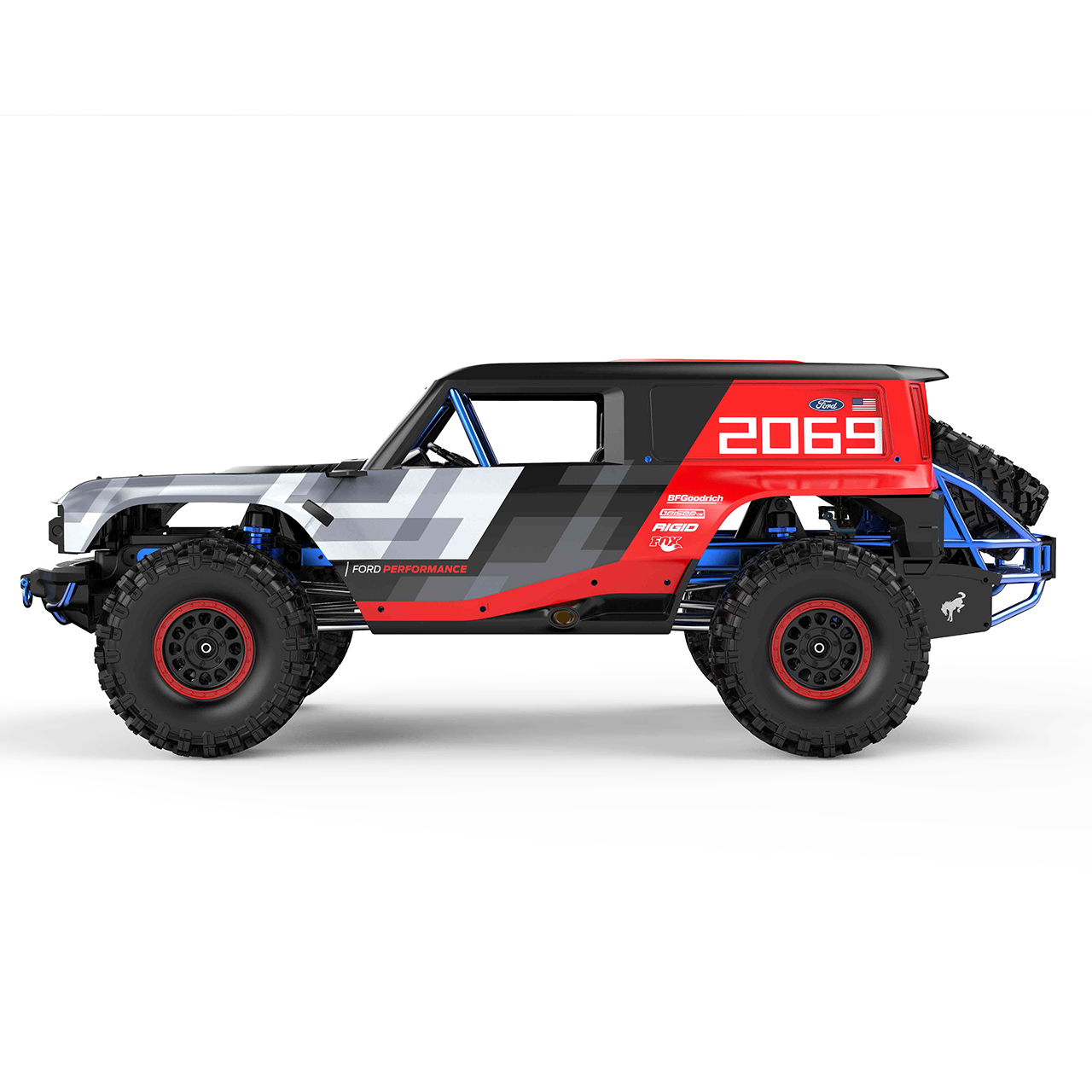 4x4 Mjx Hyper Go H8p 1/8 Ford Bronco R Crawler