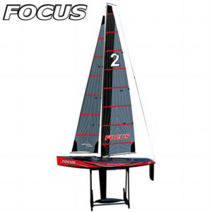 Bateau Rc Joysway Focus V3 Voilier Un MÈtre Rouge