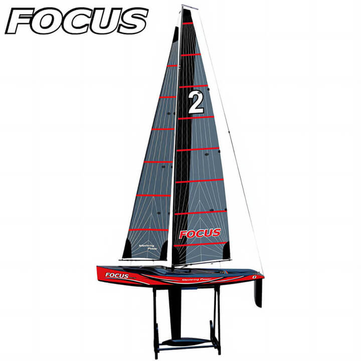 JOYSWAY FOCUS V3 VOILIER UN MÈTRE RTR ROUGE