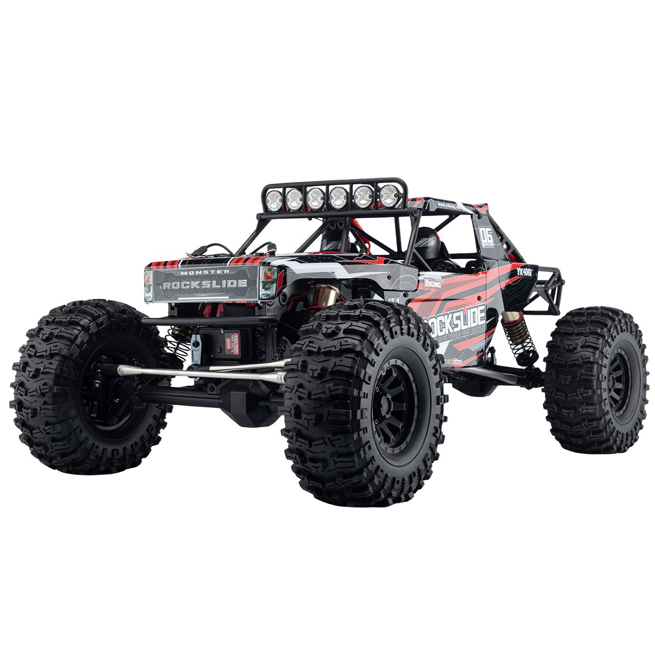 Yikong Rock Crawler Rock Slide 1/6 4WD Red/Vert