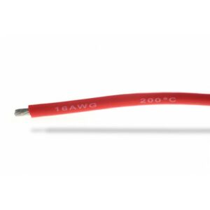 Câbles Silicone Fil Silicone 16awg Rouge - 1m