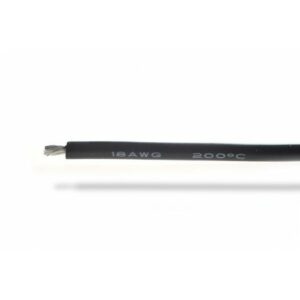 Câbles Silicone Fil Silicone 18awg Noir - 1m