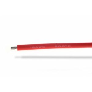 Câbles Silicone Fil Silicone 18awg Rouge - 1m