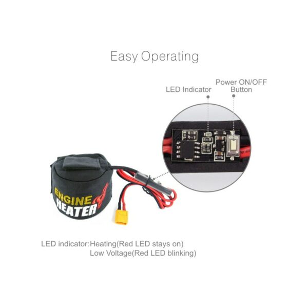 Accessoires Prechauffeur De Cullasse Nitro Engine Heater Dc
