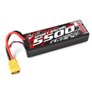 Accus Lipo Hard Case Batterie Lipo Corally Power Racing 60c 5500mah 7.4v Xt90 2s