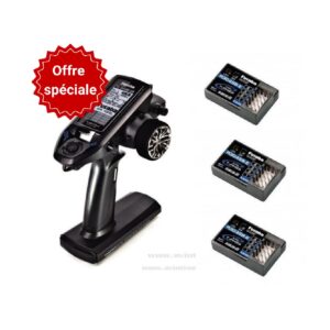 FUTABA 4PM PLUS -avec 3 recepteurs R304SB-E 2.4GHZ