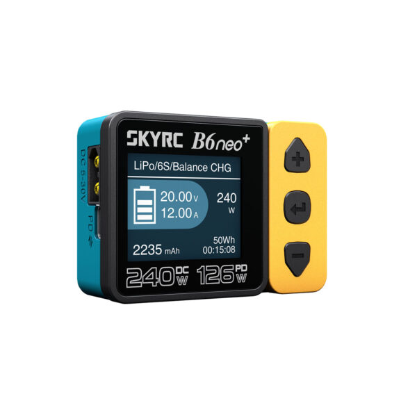 SkyRC B6neo+ chargeur bleu/rouge LiPo 1-6s 10A 200W