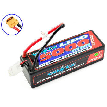 VOLTZ 5000mah ÉTUI RIGIDE 11.1V 50C LIPO STICK PACK XT90