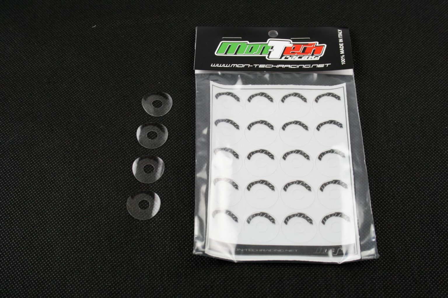 Rondelles adhésives pour les trous de carrosserie 1/10