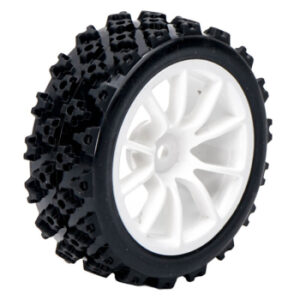 Accessoires Pneu De Rallye Fastrax 1/10 Roue Blanche