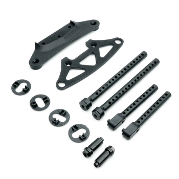 ENSEMBLE DE PARE-CHOCS AVANT DE RALLYE FTX ET POTEAUX DE CORPS LONGS FR/RR