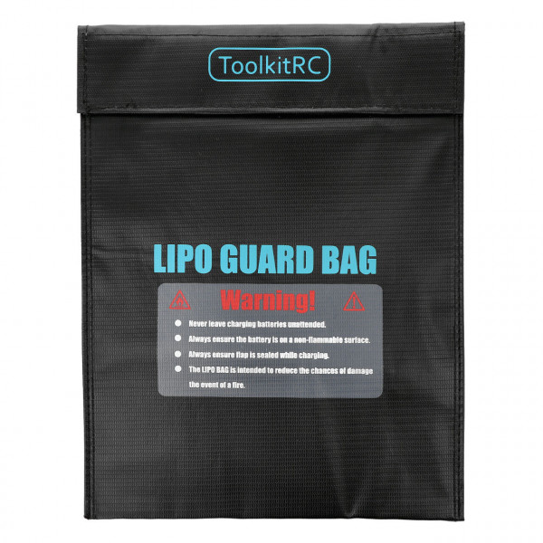 RC Lipo Safe Bag L 230x300mm Noir