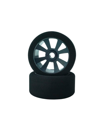 Accessoires Pneus Pancar 1/10 Avant 40 Shore Sur Jantes Noires - Hot Race