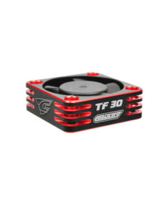 Divers Ventilateur Alu 30mm Noir/rouge - Prise Bec - Corally - C-53110-1