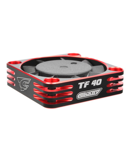 Divers Ventilateur Alu 40mm Noir/rouge - Prise Bec - Corally - C-53112