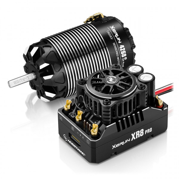 Hobbywing Xerun XR8 Pro G3 Combo avec moteur 4268SD 1900kV G3