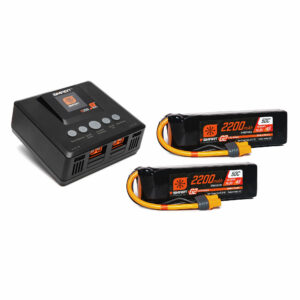 Chargeurs Pour Batteries Accessoires Spektrum Smart Powerstage Air Bundle : Chargeur G2 2200mah 4s 50c Lipo Ic3 Et S250 (2