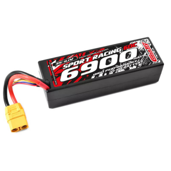Accus Lipo Hard Case Batterie Lipo Corally Power Racing 60c 6900mah 11.1v Xt90 3s