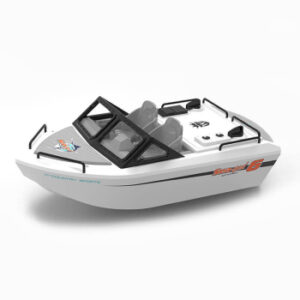 Bateau De Travail Heng Long Sea-god 6 Karting Brosseless Boat 245mm Blanc