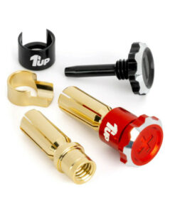 Prises PK5 avec vis sécurité - Noir/Rouge - 1UP