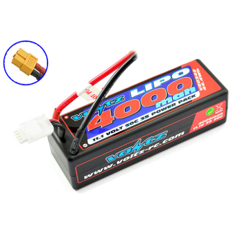 Accus Lipo Hard Case Lipo 4000mah Hard Case 11.1v 50c Stick Pack W/xt60