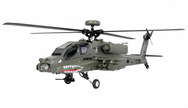 Aéromodélisme HÉlicoptÈre Apache Ah-64d Cp 6g/3d Rtf Vert