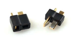 Connectique T-connecteur Et Prise Noir 1 Paire