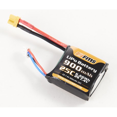 Batterie Lipo 7.4v 900mah 25c XT30