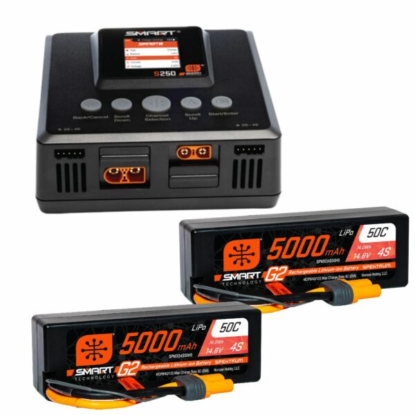 Chargeurs Pour Batteries Smart Powerstage 8s Surface Bundle: G2 5000mah 4s Lipo Ic5 & S250