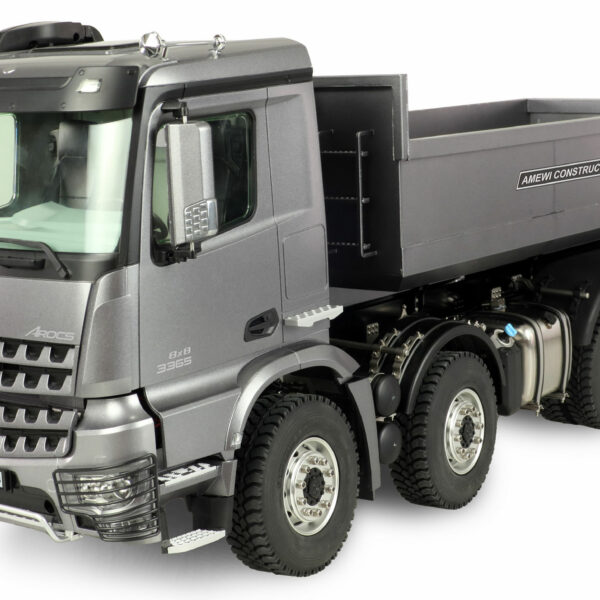 Engins Tp Mercedes-benz Arocs Benne À Roulement Hydraulique Pro 8x8 1:14 Gris