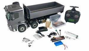 Engins Tp Mercedes-benz Arocs Benne À Roulement Hydraulique Pro 8x8 1:14 Gris