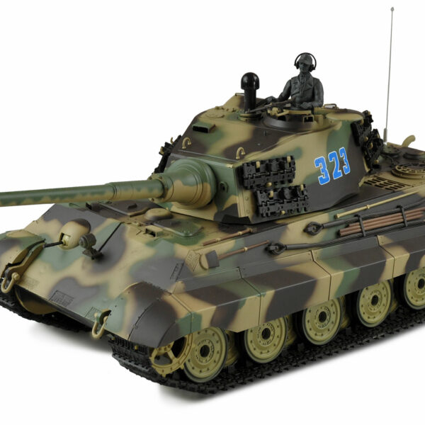 Véhicules Chenillés Char King Tiger Henschel 1/16 Ligne AvancÉe Ir/bb