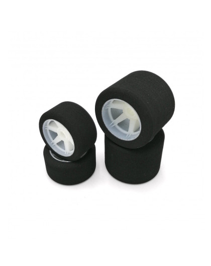 Accessoires 5 Trains Pneus Piste 1/8 Jantes Light 32/35ar Hot Race