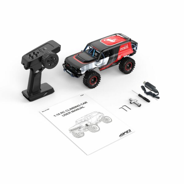 Mini / Micro Mjx Hyper Go H18p 1/18 Ford Bronco R Baja 1000 Crawler